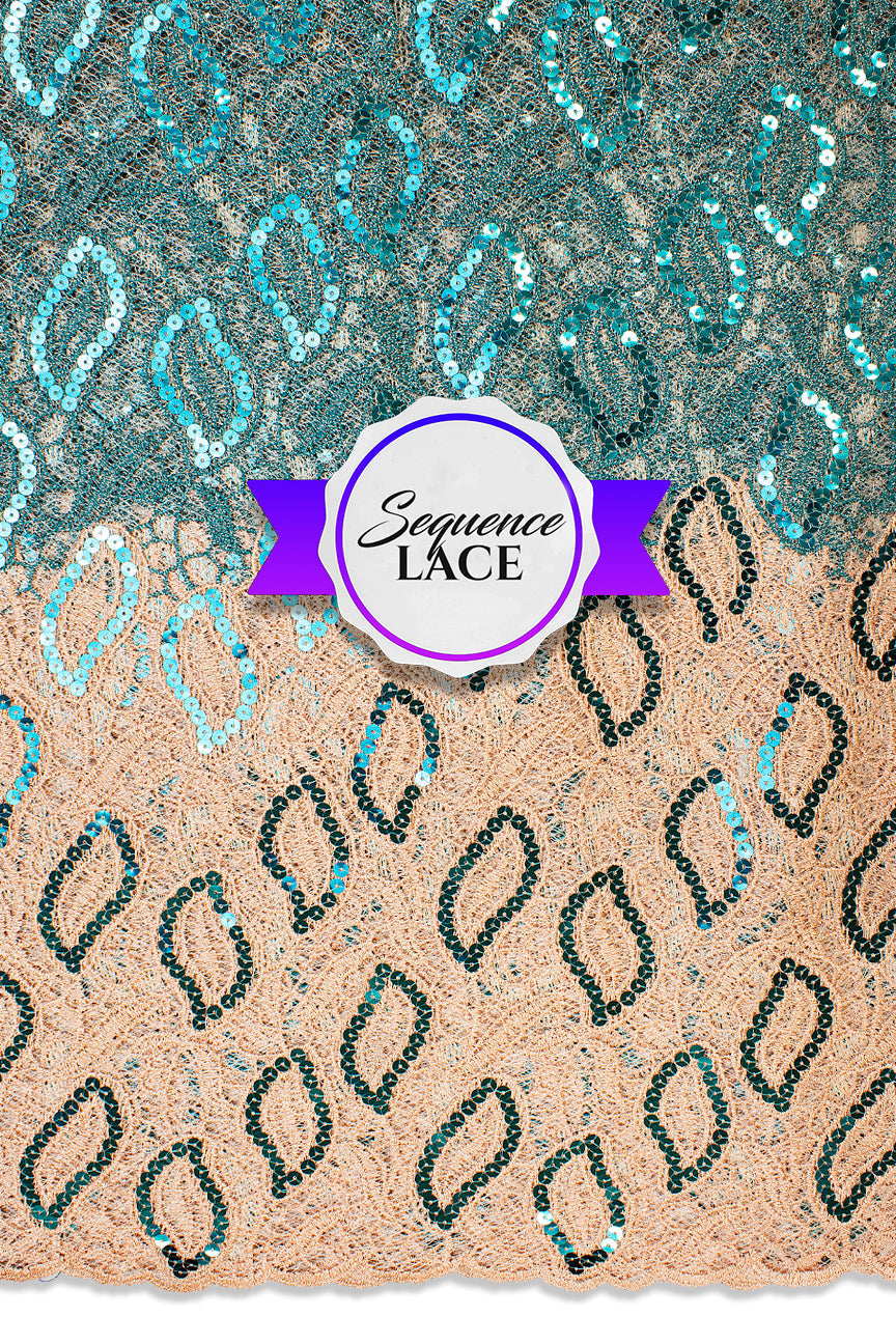 Sequence Lace - SEQ010 - Jewel Green - Hilton Textiles London – Hilton  Textiles - Nigeria